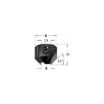 SVASATORE 45° HW Z2 L=16 D=22 d=11-12 SX