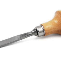 Sgorbia Per Scultori Stubai 527101 Con Manico - Modello 1, Larghezza 1 Mm - Utensile Da Intaglio Di Alta Qualità Made In Austria